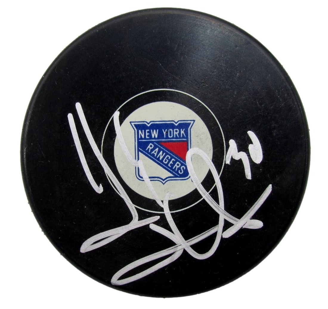 Henrik Lundqvist Signed/ Autographed New York Rangers Hockey Puck PSA 154022 (1 of 3)