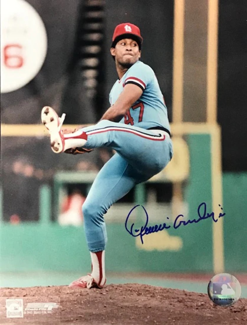 Autographed Baseball Photo By Joaquin Andujar (1 of 1)