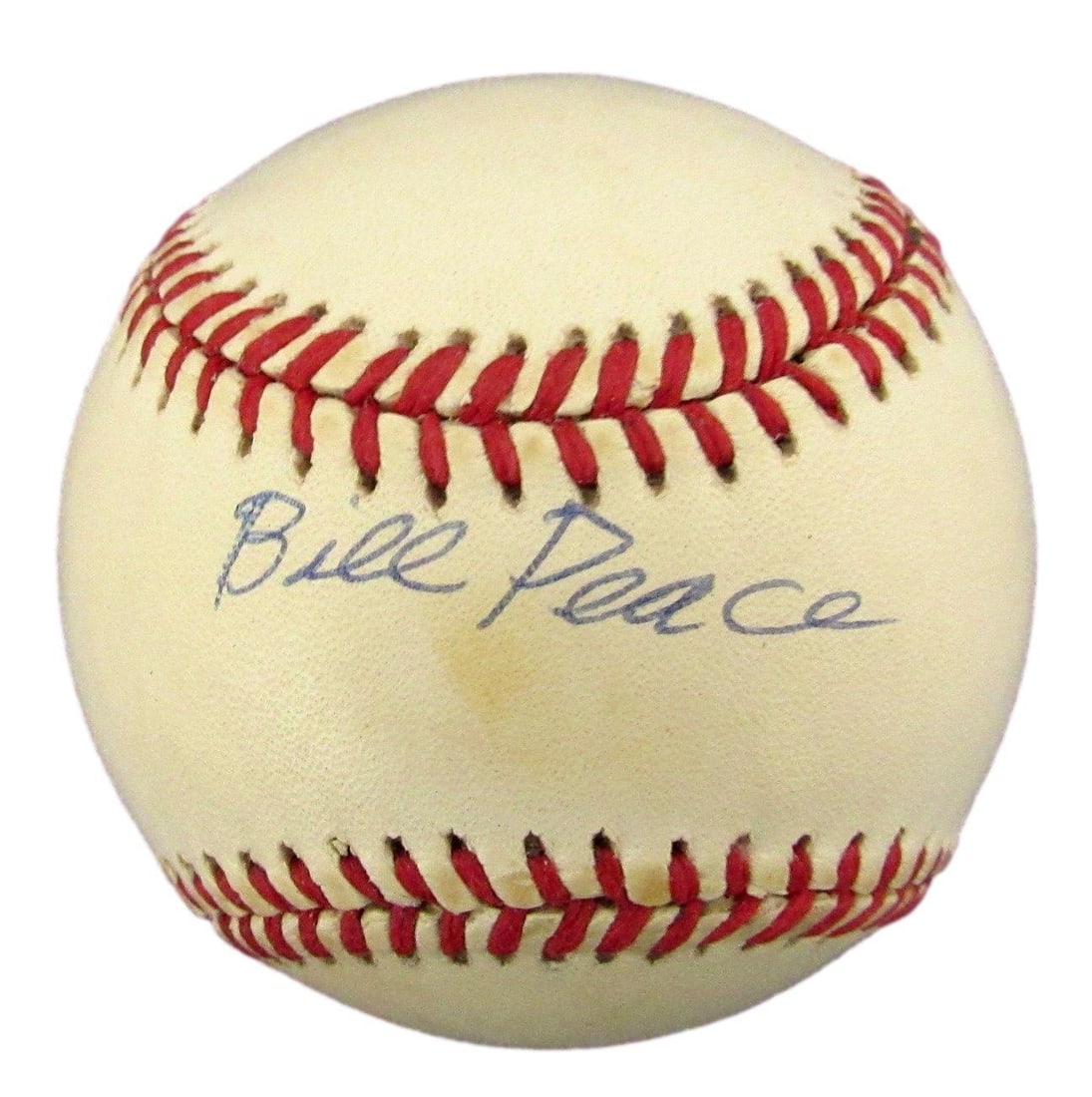 Warren Peace Autographed OAL Baseball Eagles JSA Negro Leagues Newark 180301: Warren Peace Autographed OAL Baseball Eagles JSA Negro Leagues Newark 180301 Authentic Warren Peace signed baseball from the Newark Eagles, a Negro Leagues team, with JSA authentication. This rare pie