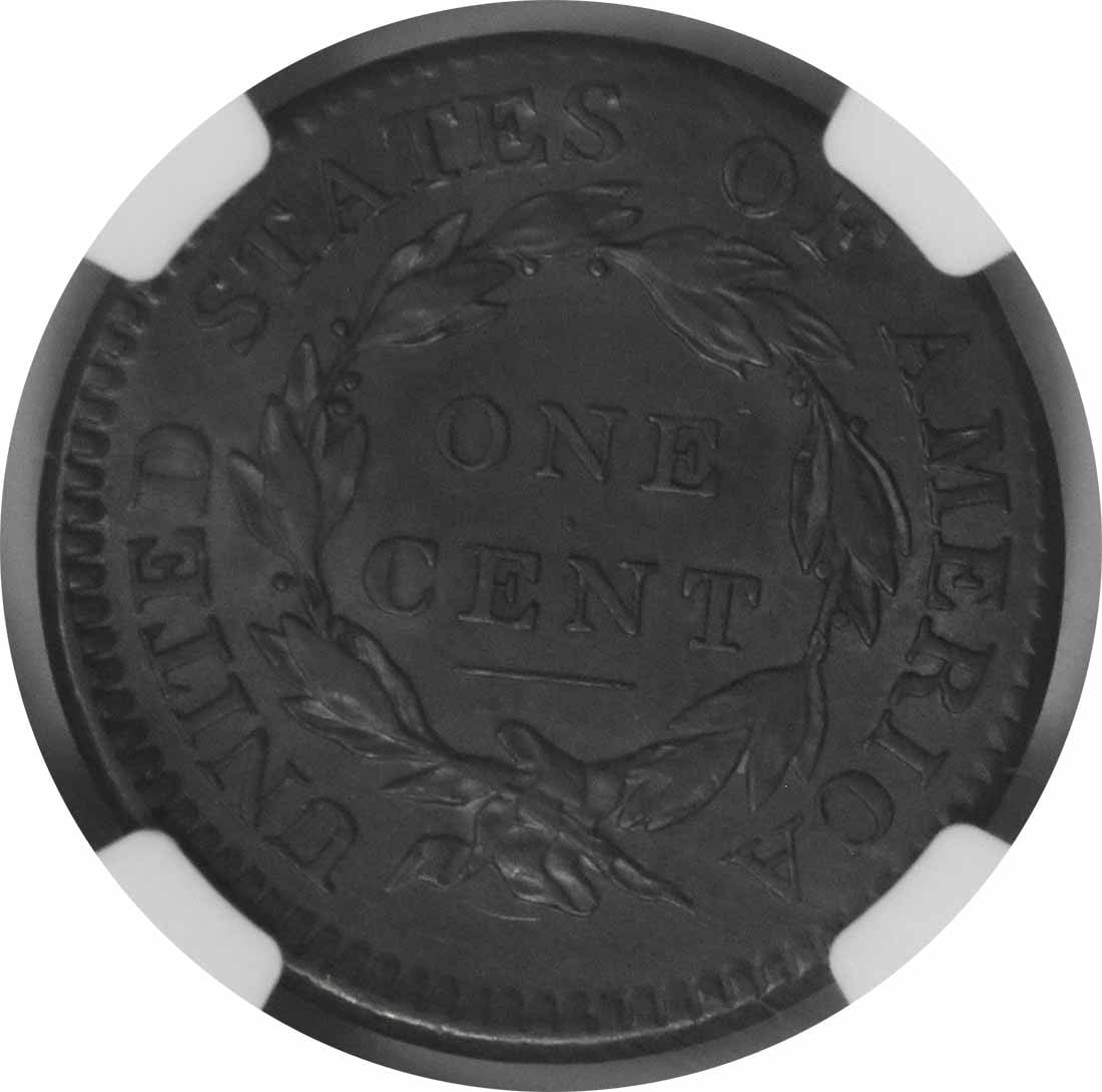 1814 Large Cent Crosslet 4 MS61BN NGC - 3