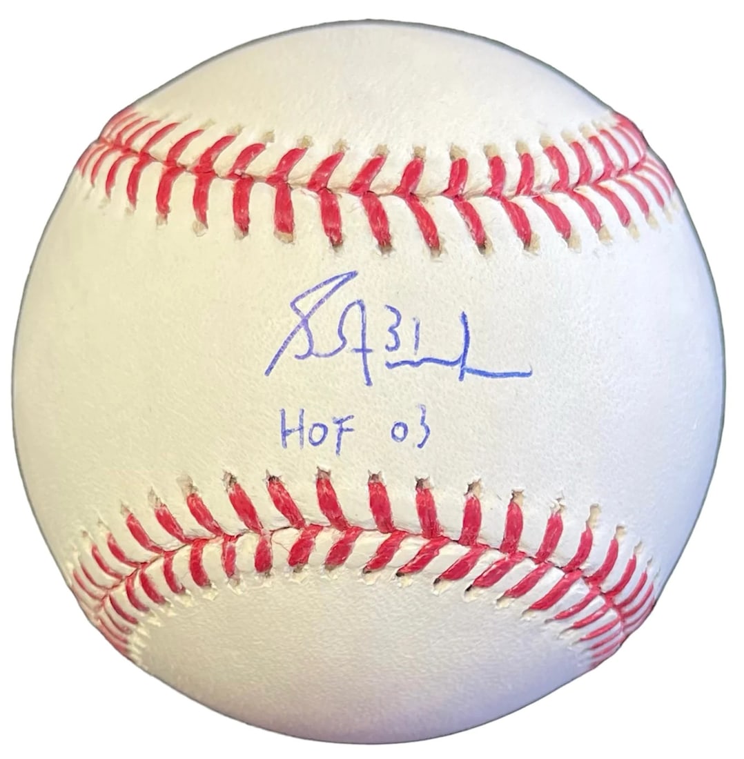 Major League Baseball HOF 03 Fuhr Autographed Official JSA (1 of 2)