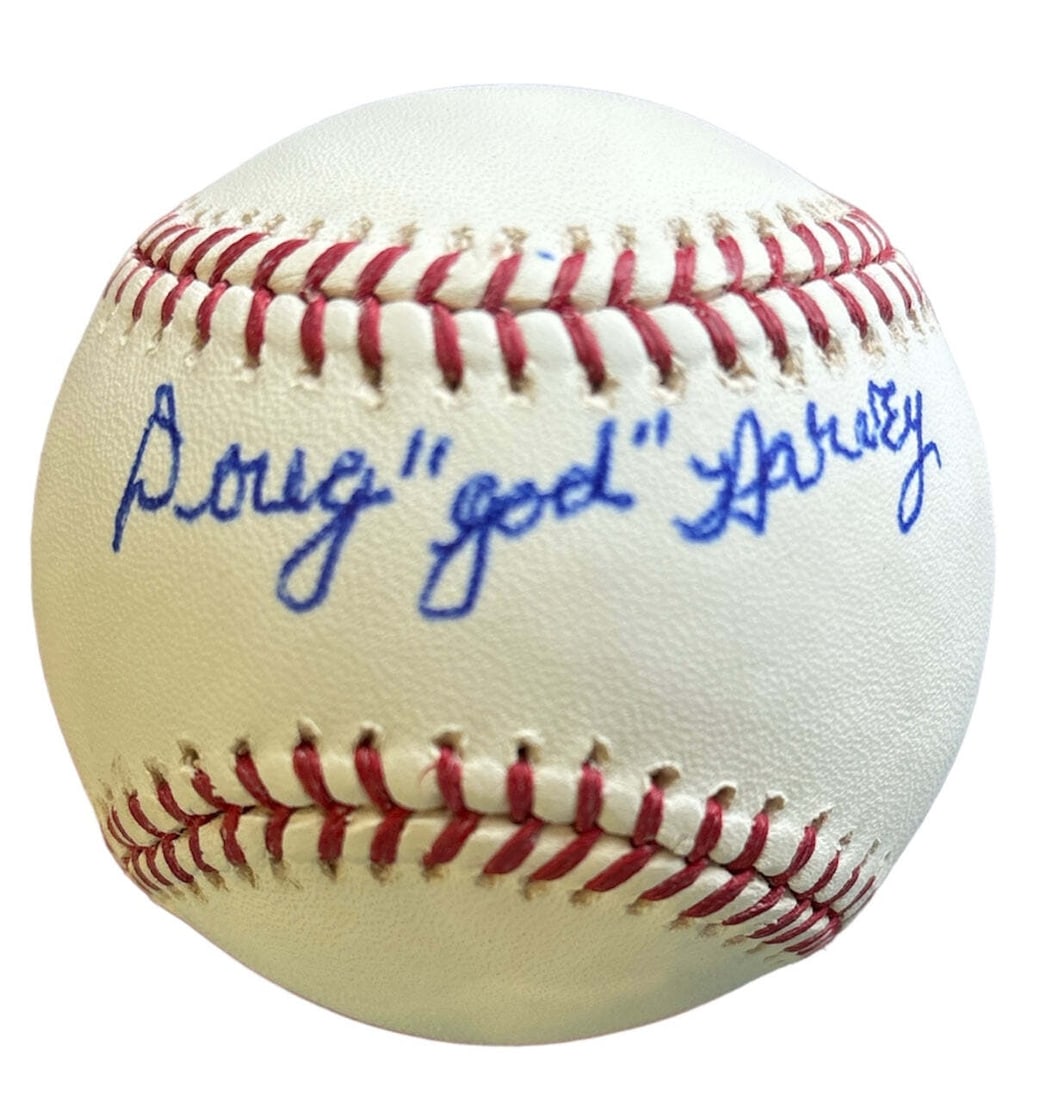 Doug Harvey Autographed Official Major League Baseball PSA (1 of 2)