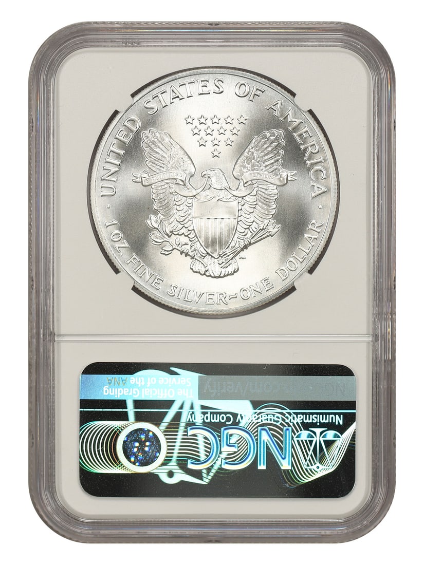 $1 1990 Silver Eagle NGC MS70 - 2