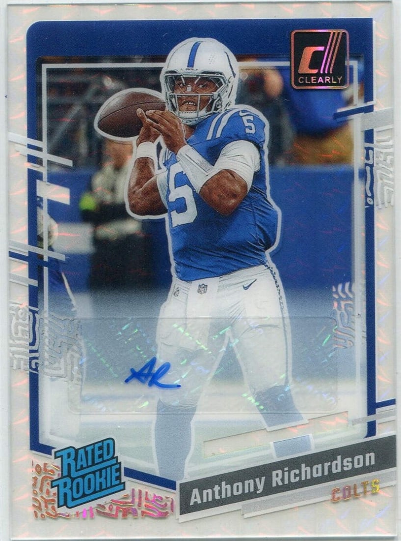 Richardson 2023 Panini Clearly Rated Rookie Autographed Donruss Case Hit (1 of 2)