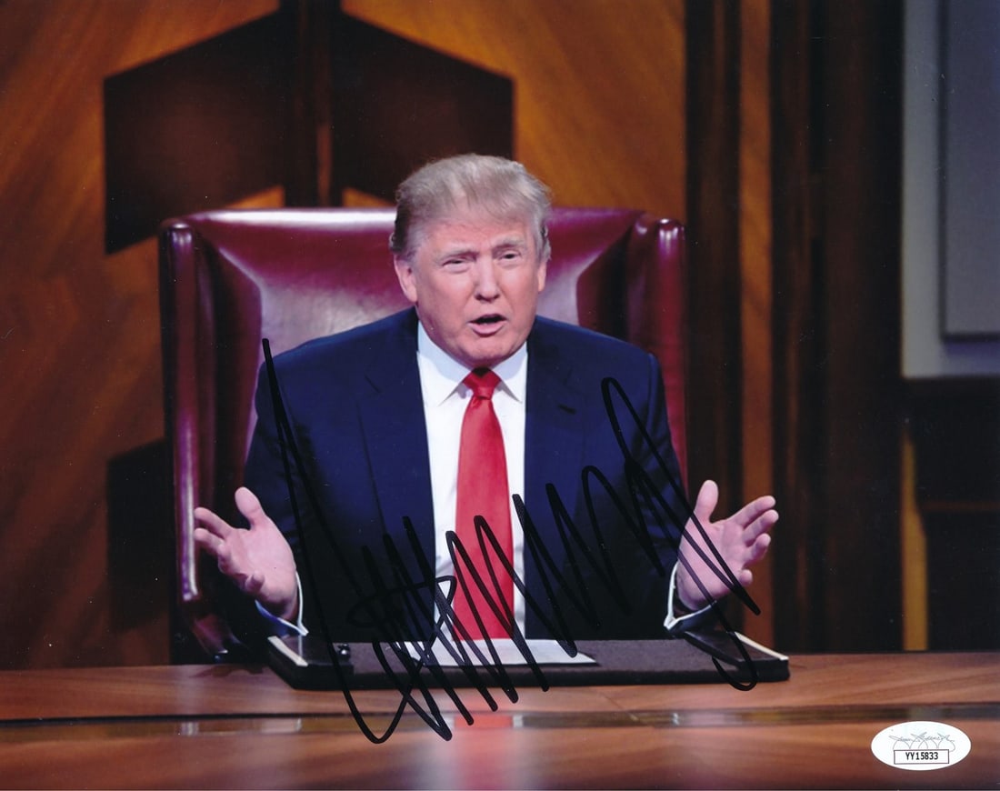 Donald Trump Signed/ Autographed 8x10 Photo JSA 190517 (1 of 2)