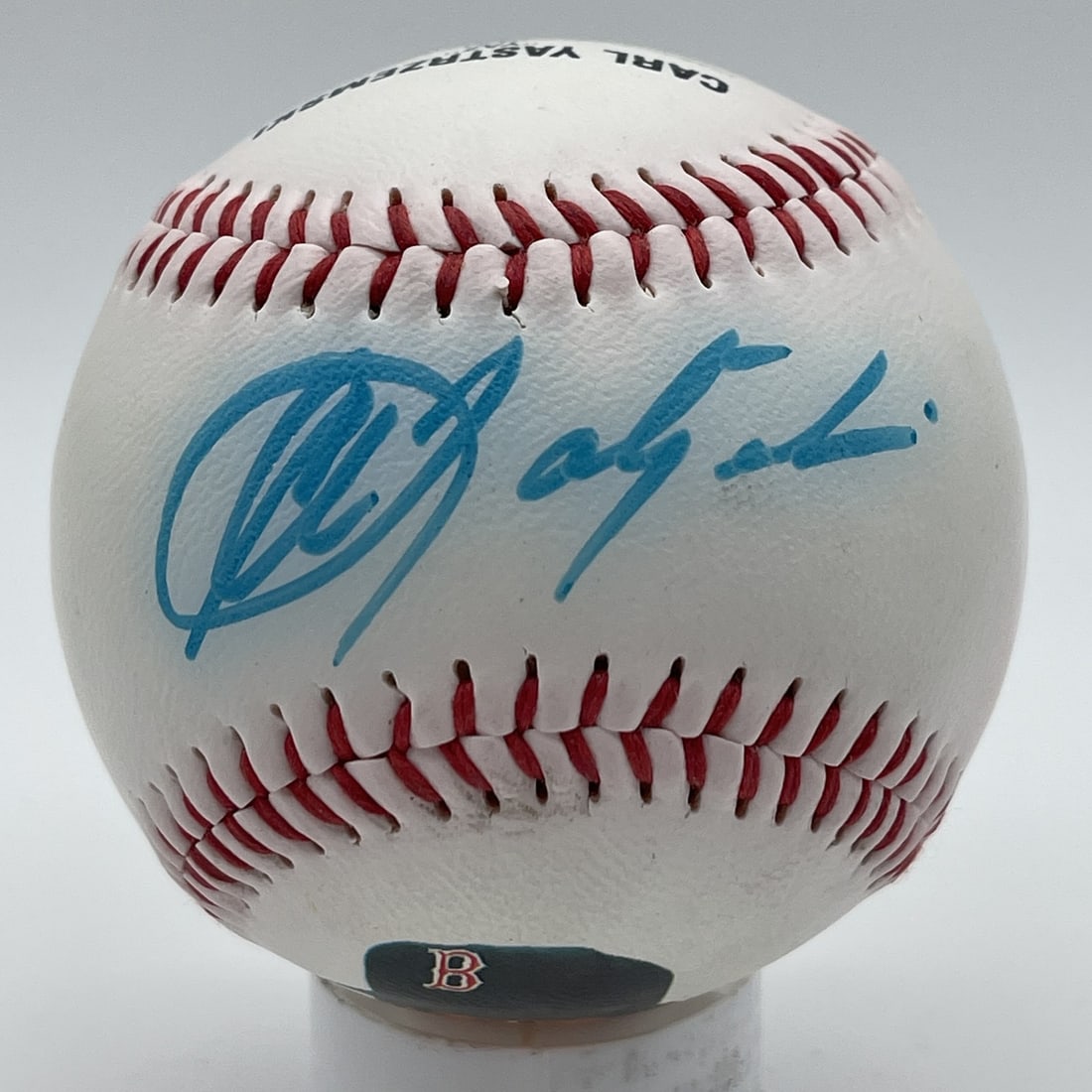 Carl Yastrzemski HOF Signed/ Auto Fotoball Baseball Boston Red Sox PSA/ DNA 206341: Carl Yastrzemski HOF Signed/ Auto Fotoball Baseball Boston Red Sox PSA/ DNA 206341 Signed by baseball legend Carl Yastrzemski, this autographed baseball bears the hall of fame signature of one of Bost