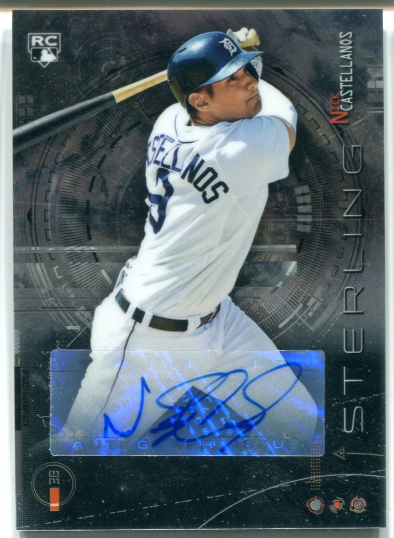 Sterling Rookie Card by Autographed Nick Catellanos: Sterling Rookie Card by Autographed Nick Catellanos Sterling Rookie Card by Autographed Nick Catellanos. This Bowman Sterling Rookie Card features the autograph of baseball player Nick Catellanos, a n