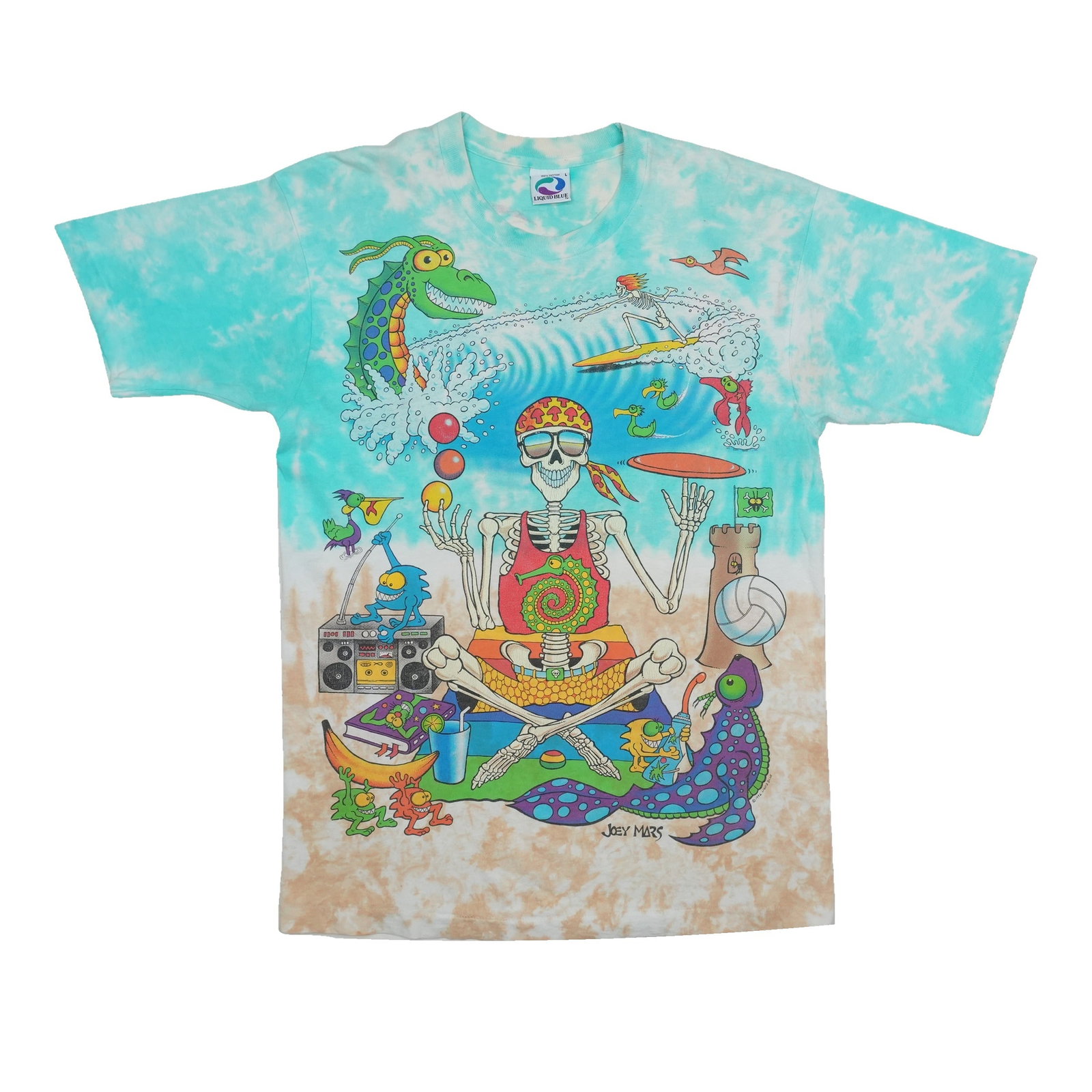 1992 Joey Mars Beach Tie Dye Shirt (1 of 6)