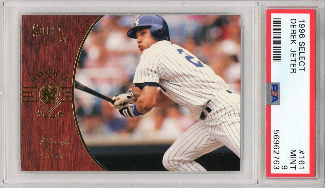 Derek Jeter Card 1996 Select #161 PSA (1 of 2)
