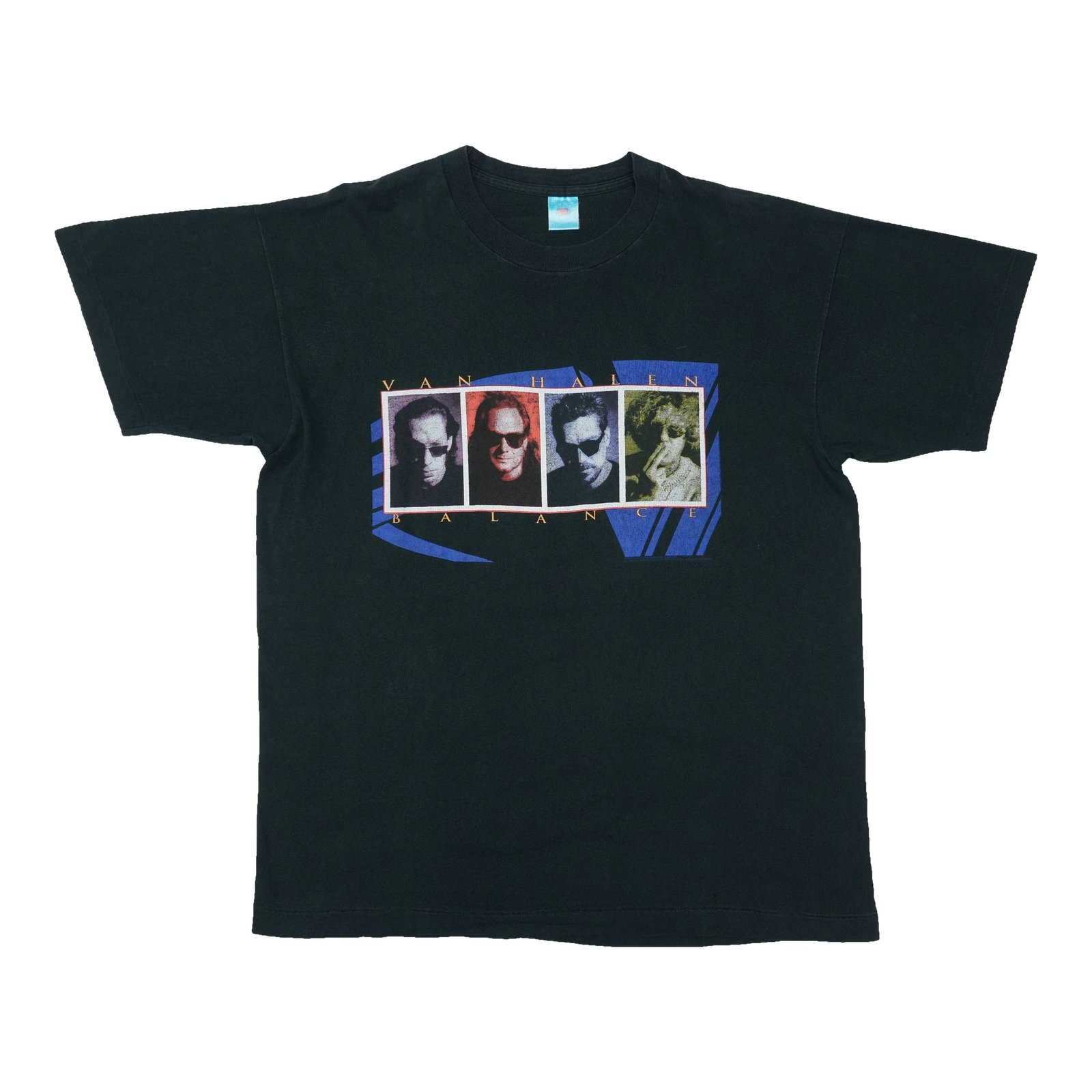 Van Halen Balance Tour Shirt: Van Halen Balance Tour Shirt Authentic Van Halen Balance Tour Shirt, featuring the iconic band's logo and design from their 1984 tour. This vintage shirt has been carefully preserved to retain its ori
