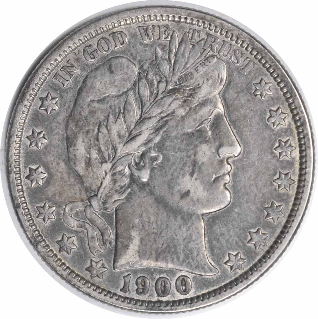 1900-O Barber Silver Half Dollar EF Uncertified: 1900-O Barber Silver Half Dollar EF Uncertified The 1900-O Barber Silver Half Dollar EF Uncertified boasts an impressive circulated grade, showcasing its age and wear with exceptional clarity. With a 