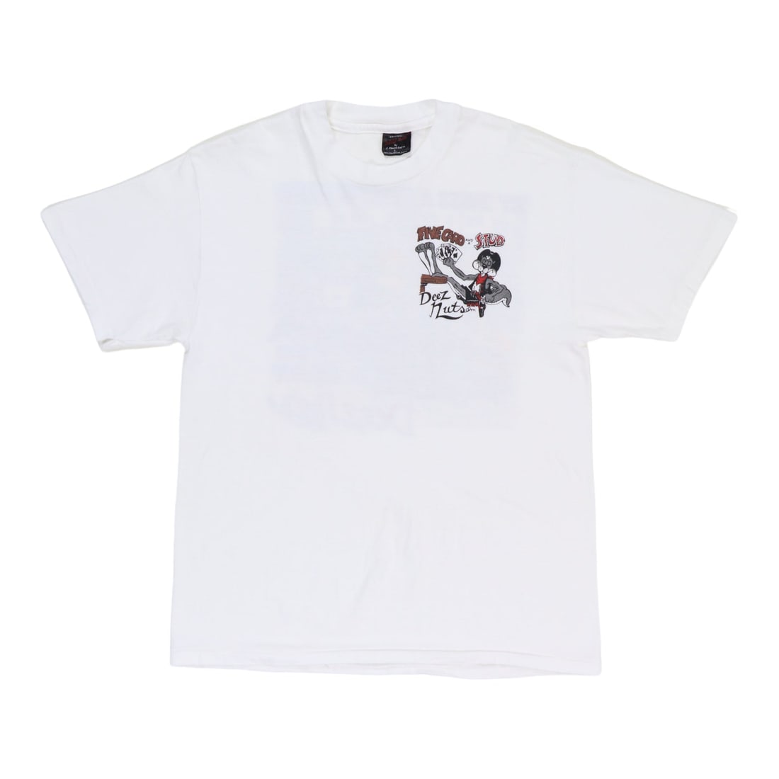 Bending Law Shirt Nuts Deez 1995: Bending Law Shirt Nuts Deez 1995 Bending Law's iconic Deez Nuts shirt from 1995 - a bold and eye-catching piece of 90s streetwear. This vintage tee features the unmistakable logo and design that has b