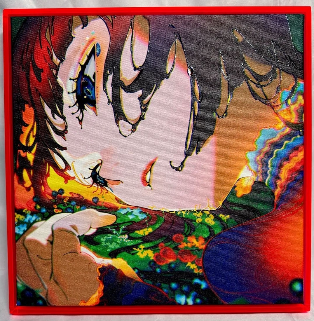 Ego exhibition signed canvas art framed collectible melt mai yoneyama: Ego exhibition signed canvas art framed collectible melt mai yoneyama Item Specifics: Brand: Mai Yoneyama 's Convention/Event: EGO Type: Original Artwork Language: Japanese Signed By: Mai Yoneyama Sig