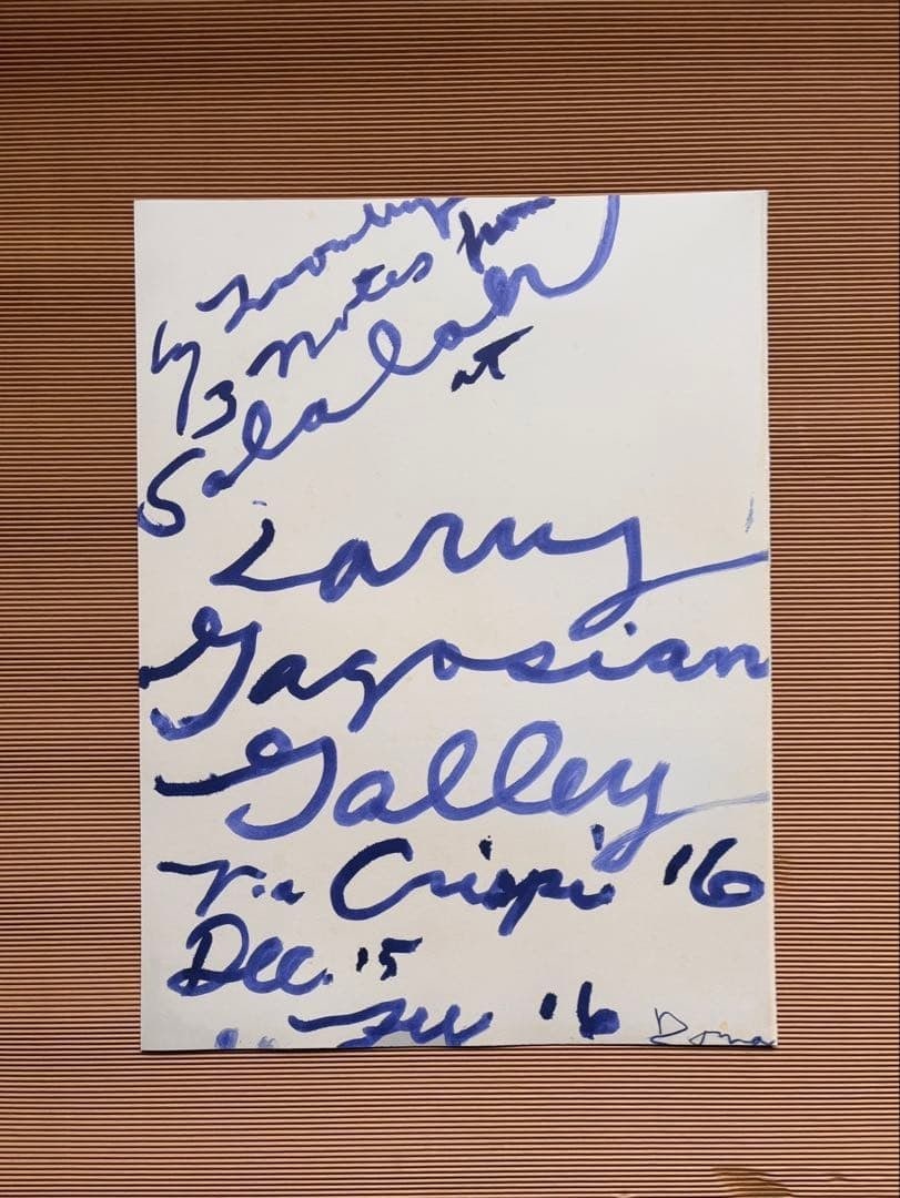 Twombly Cy with poster abstract original exhibition gallery gagosian 2008: Twombly Cy with poster abstract original exhibition gallery gagosian 2008 Item Specifics: Artist: Cy Twombly Unit Of Sale: Single Piece Signed: No Size: Medium Material: Paper Original/Licensed Reprin