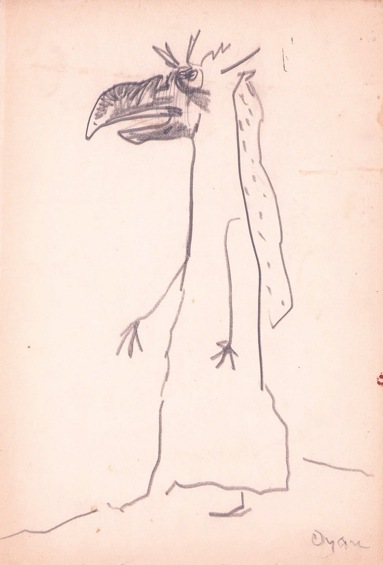 Birdman Original Jiro Oyamada Japanese Art Makuri Unmounted Sketch Drawing: Birdman Original Jiro Oyamada Japanese Art Makuri Unmounted Sketch Drawing Item Specifics: Artist: Jiro Oyamada Subject: Birdman / Surrealism Material: Paper Style: Japanese Year Of Production: 2010 P