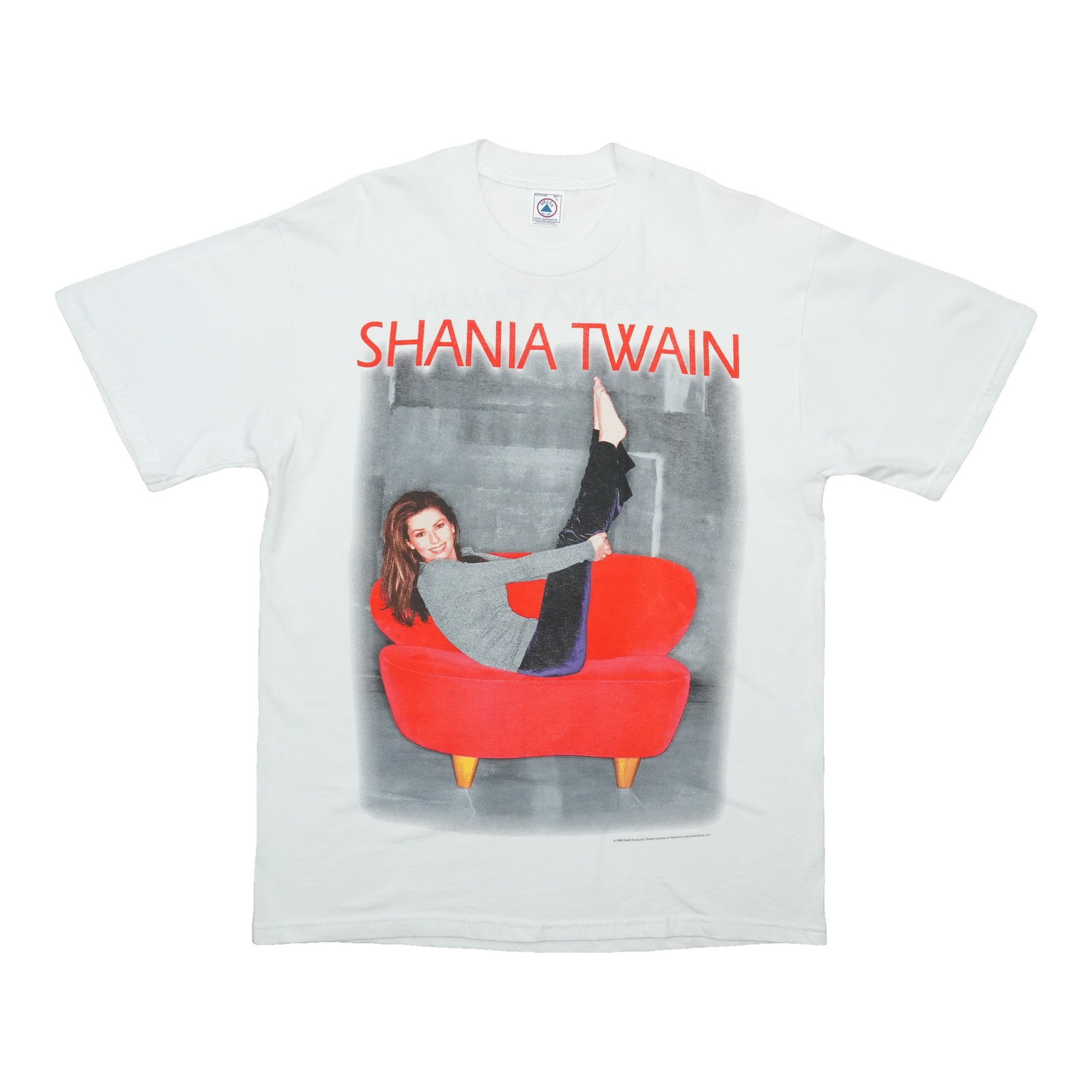 1998 Shania Twain World Tour Shirt: 1998 Shania Twain World Tour Shirt Authentic 1998 Shania Twain World Tour Shirt - A rare piece of music memorabilia from one of the most iconic tours of the late 90s, featuring the Canadian pop supers
