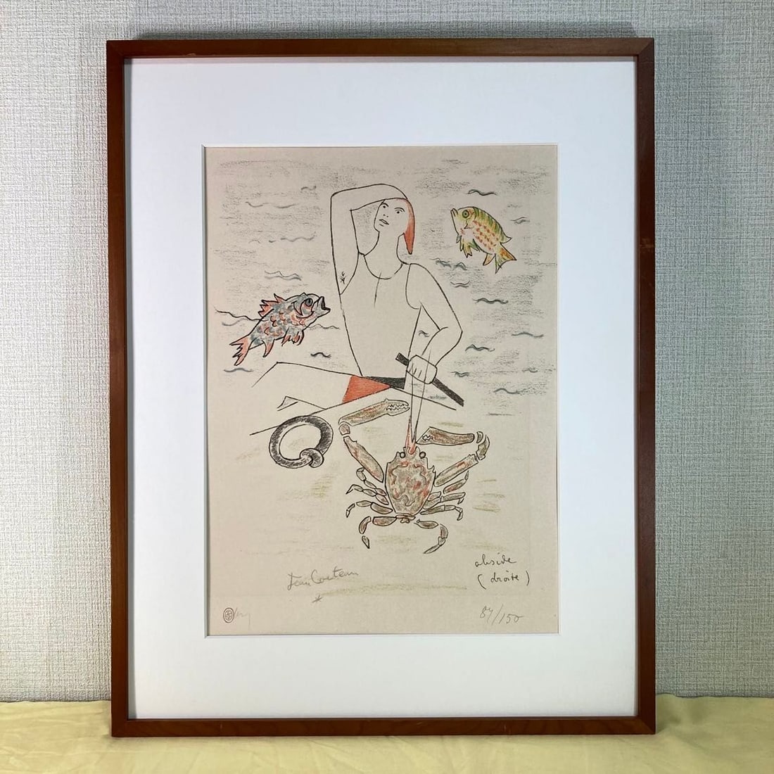 Jean Cocteau Lithograph 89/ 150 Signed Framed Authentic Collectible Print: Jean Cocteau Lithograph 89/ 150 Signed Framed Authentic Collectible Print Item Specifics: Artist: Jean Cocteau Unit Of Sale: Single Piece Signed By: Jean Cocteau Image Orientation: Portrait Size: Medi