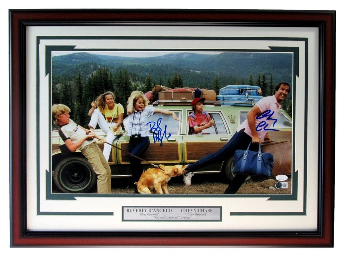 Chevy Chase D'Angelo Autographed Photo Framed Vacation JSA/ PSA/ DNA: Chevy Chase D'Angelo Autographed Photo Framed Vacation JSA/ PSA/ DNA Item Specifics: Autograph Authentication: PSA/DNA & JSA Industry: Movies Original/Reproduction: Original Sport: Entertainment/Other