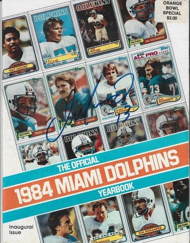 Dan Marino 1984 Autographed Dolphins Yearbook (Beckett) (1 of 1)