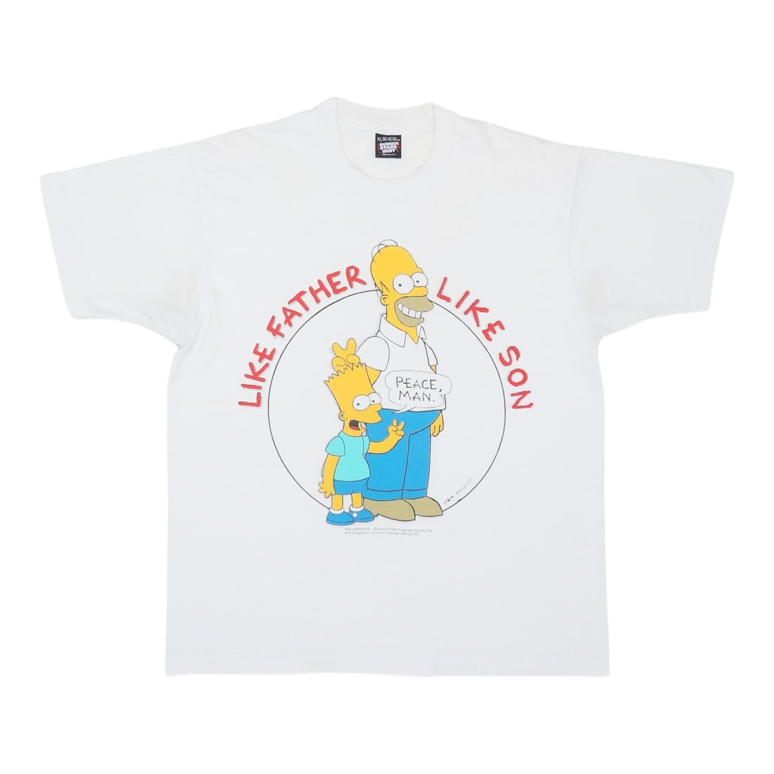 1990 The Simpsons Bart Simpson Underachiever Shirt (1 of 9)