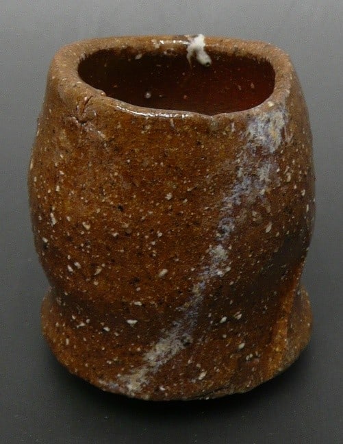 Ryuichi Kakurezaki Bizen Ware Sake Cup Guinomi Studio Pottery Signed Tomobako (1 of 8)