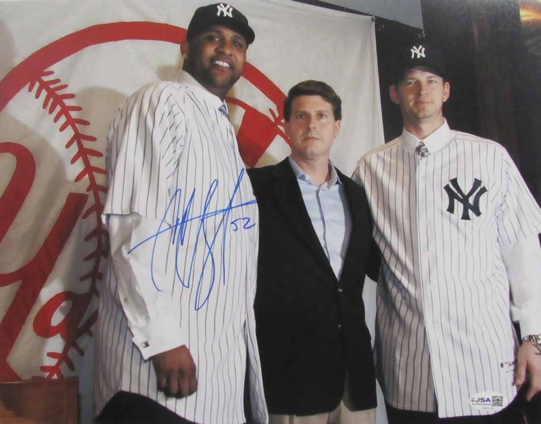 CC Sabathia Autographed Signed 11x14 Photo Yankees JSA 210095: CC Sabathia Autographed Signed 11x14 Photo Yankees JSA 210095 Item Specifics: Original/Reprint: Original Product: Photo Sport: Baseball Product Disclaimer: Not affiliated with any team or league. Sign