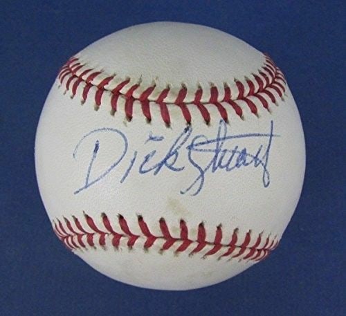 Pirates Signed Baseball Autographed by Dick Stuart Mets Dodgers: Pirates Signed Baseball Autographed by Dick Stuart Mets Dodgers Signed baseball by Dick Stuart, former player for the Mets and Dodgers. The ball bears his signature, a notable feature of this unique c