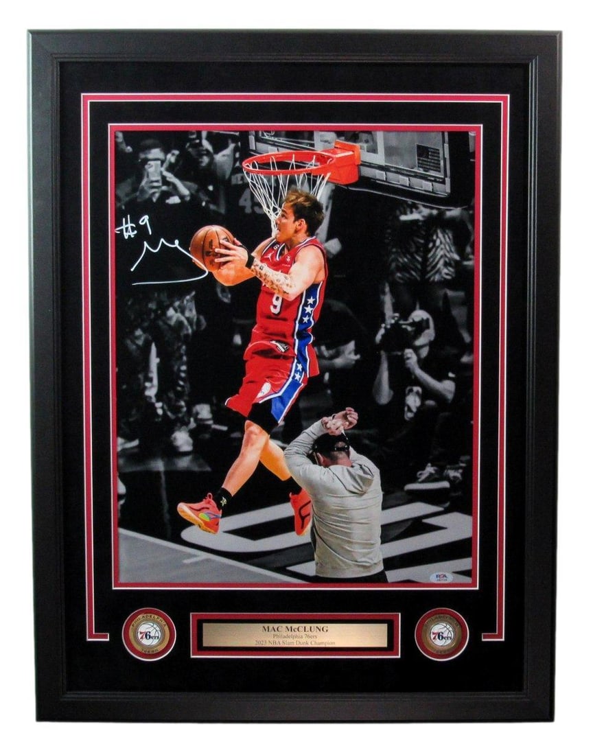 Mac McClung Autographed 16x20 Photo Philadelphia 76ers Framed PSA/ DNA 179047: Mac McClung Autographed 16x20 Photo Philadelphia 76ers Framed PSA/ DNA 179047 Item Specifics: Product: Photo Original/Reprint: Original Autograph Authentication: PSA/DNA Team: Philadelphia 76ers Leagu