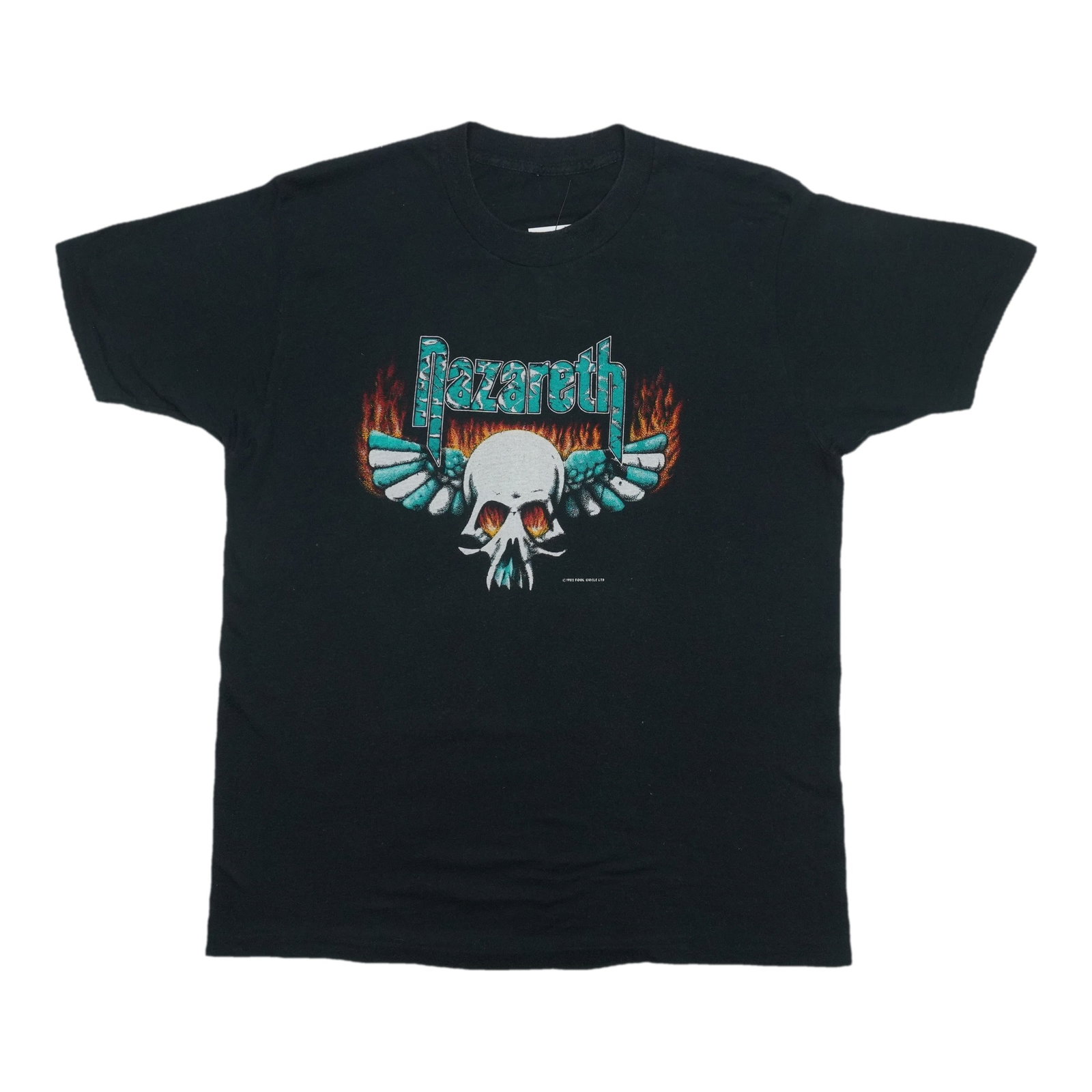 Tour Shirt 2XS Nazareth 1982: Tour Shirt 2XS Nazareth 1982 Authentic 1982 Nazareth tour shirt in excellent condition, featuring the iconic band's logo and design. This rare piece of rock history has been carefully evaluated by