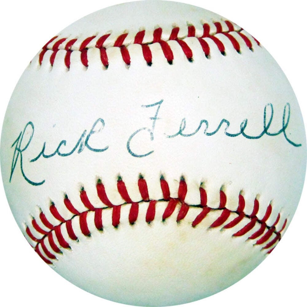 Ferrell Autographed Rick JSA Baseball (1 of 1)