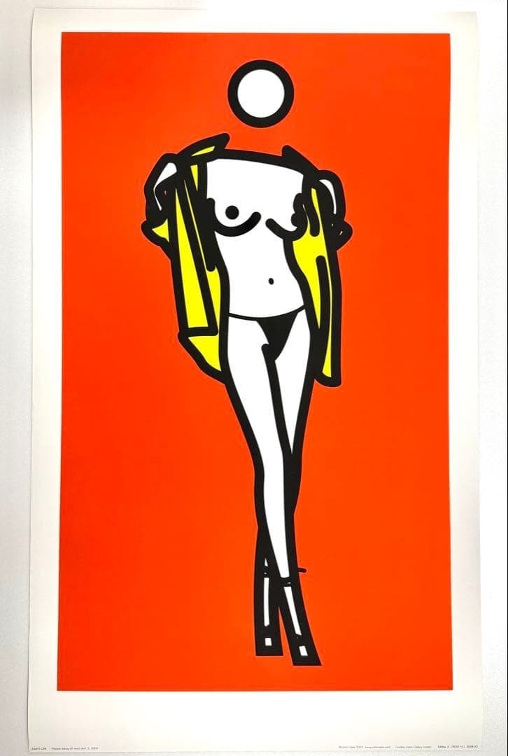 Contemporary Julian Opie Framed Taking Screen Print Woman Art 2003: Contemporary Julian Opie Framed Taking Screen Print Woman Art 2003 Item Specifics: Artist: Julian Opie Unit Of Sale: Single Piece Image Orientation: Portrait Size: Large Signed: No Title: woman taking