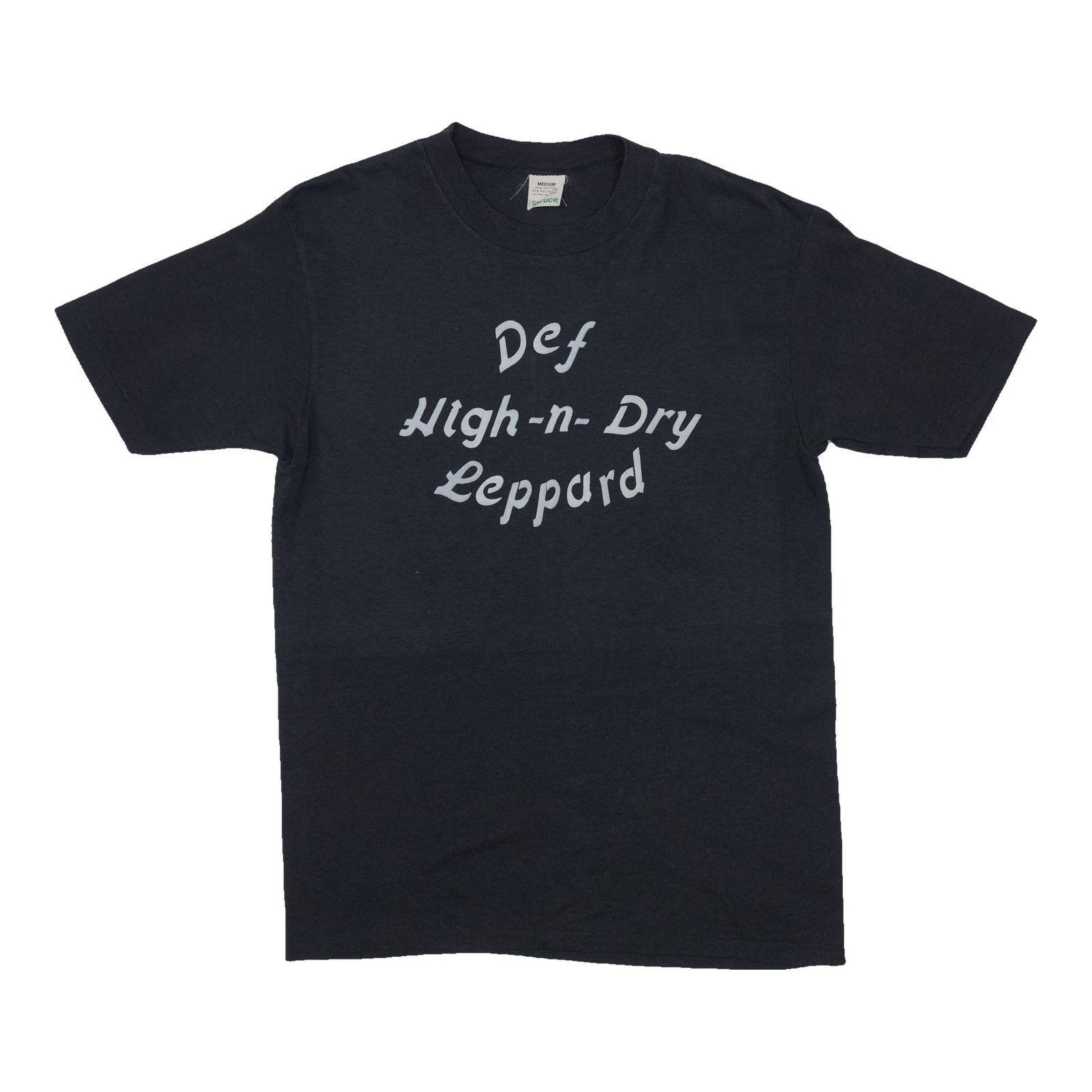 Dry High Crew Shirt Def Leppard 1981: Dry High Crew Shirt Def Leppard 1981 Authentic 1981 crew shirt from one of rock's most iconic bands. This rare find features the distinctive design and logo that fans have come to love. A must-have fo