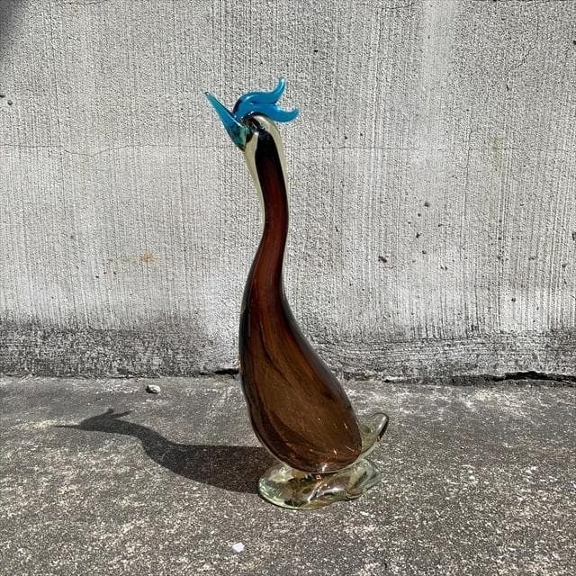 Vintage Art Glass Blue Brown Murano Collectible Bird Figurine: Vintage Art Glass Blue Brown Murano Collectible Bird Figurine Item Specifics: Inventory Control Number: 8522744190264 Material: Glass Brand: Murano Type: Figurine Product Disclaimer: All collectibles