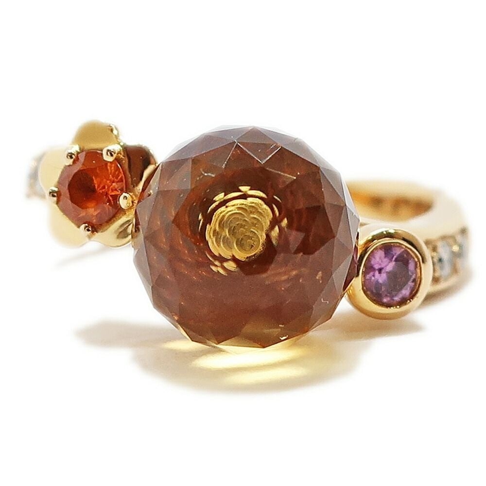 Mademoiselle Chanel US5.5 Yellow Gold Colored Stones Ring with Original Box: Mademoiselle Chanel US5.5 Yellow Gold Colored Stones Ring with Original Box Item Specifics: Brand: Chanel Ring Size: 5.5 Type: Ring Metal Purity: 18K Color: Yellow Gold Style: Ring Material: Metal Met