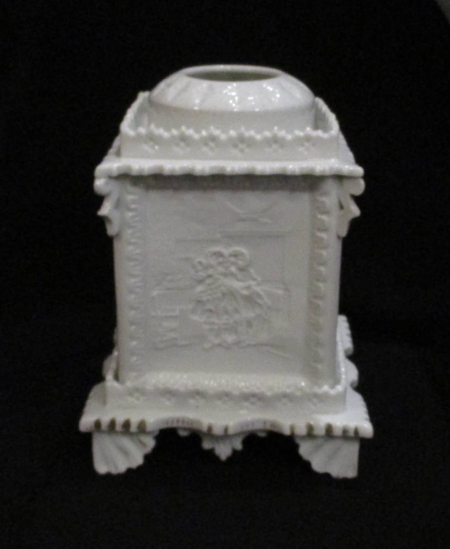 Antique Porcelain Lithophane Fairy Lamp Lithophane Circa 1930 Collectible (1 of 10)