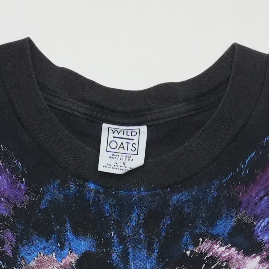 1990s Wolf Over Print Shirt - 3