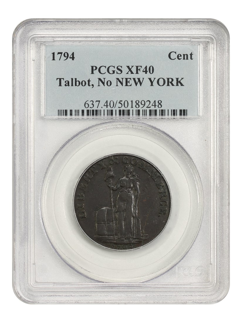 1794 Talbot Cent PCGS XF40 (No New York) - Colonials (1 of 4)