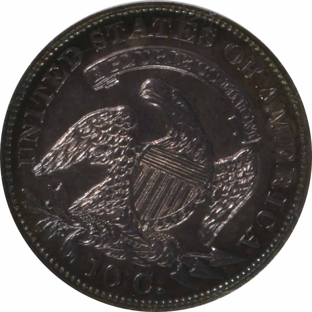Bust Silver Dime MS64 NGC - 3