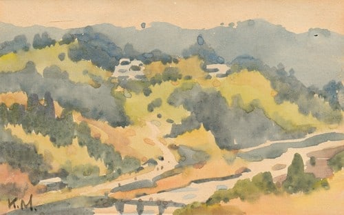 Katsumi Miyake Watercolor Painting Landscape Framed Japanese Western Style Art: Katsumi Miyake Watercolor Painting Landscape Framed Japanese Western Style Art Item Specifics: Artist: Katsumi Miyake Subject: Landscape Material: Watercolor on Paper Style: Japanese Year Of Productio