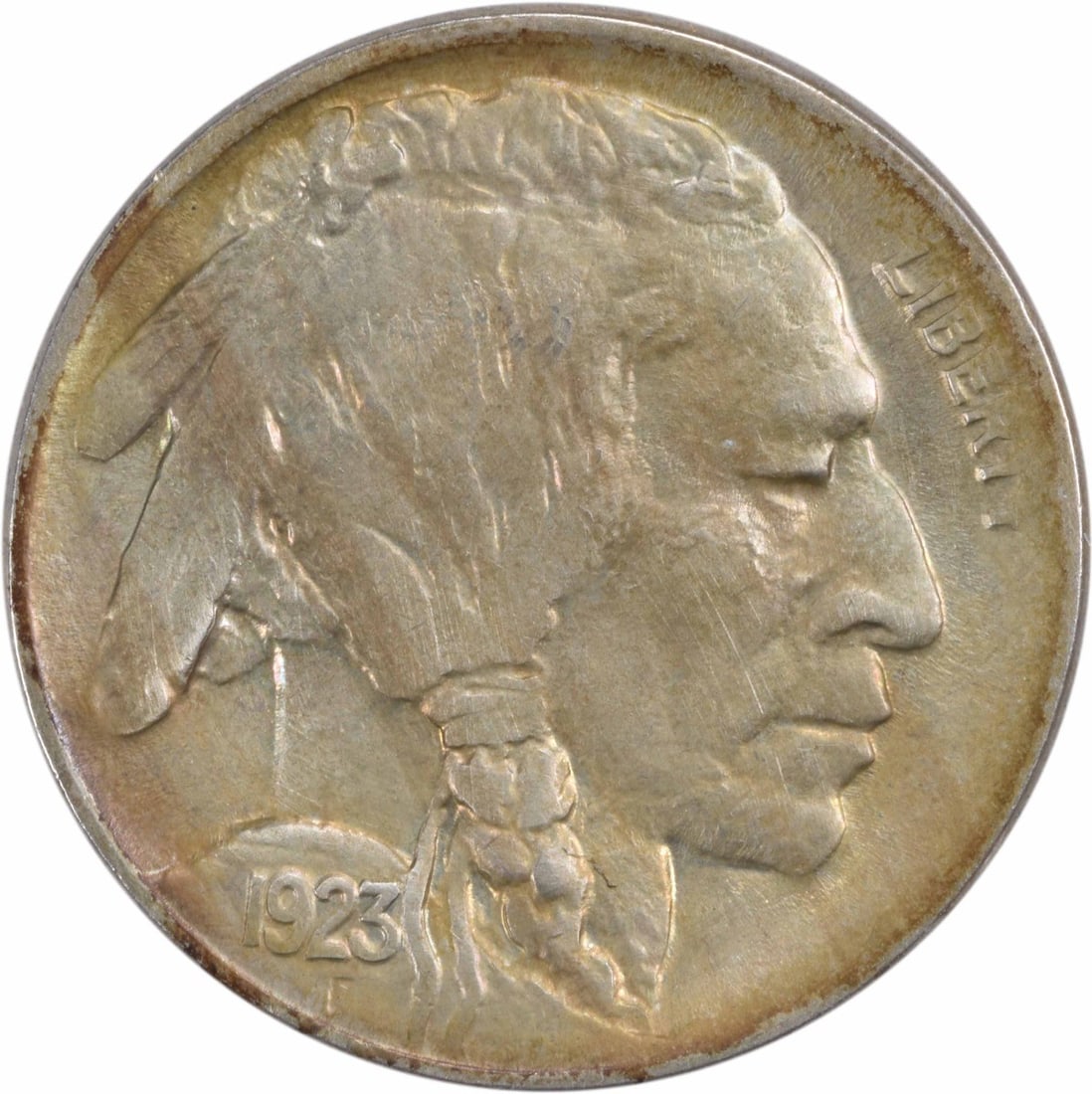 Uncertified Choice BU Nickel Buffalo 1923: Uncertified Choice BU Nickel Buffalo 1923 Choice BU Nickel Buffalo 1923, featuring the iconic design of James Earle Fraser's Buffalo nickel, with its copper composition and classic design elements.