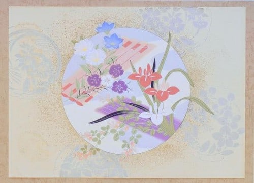 Hana Ikada Flower Woodblock Raft Iida Hoen Shiko 1931 Japanese Print (1 of 1)