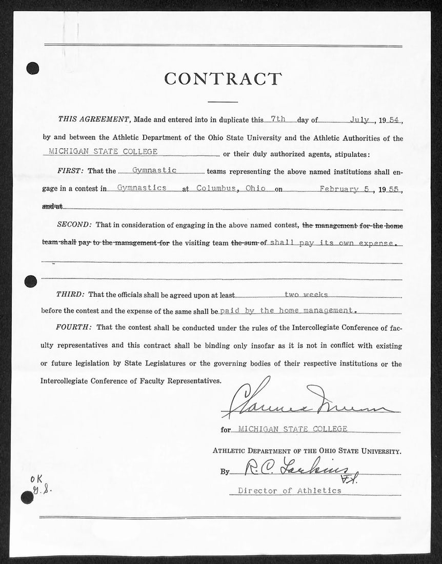 Biggie Munn HOF Michigan State Head Coach Signed/ Auto Contract JSA BA199650: Biggie Munn HOF Michigan State Head Coach Signed/ Auto Contract JSA BA199650 Item Specifics: Original/Reprint: Original Product: Photo Sport: Football Product Disclaimer: Not affiliated with any team