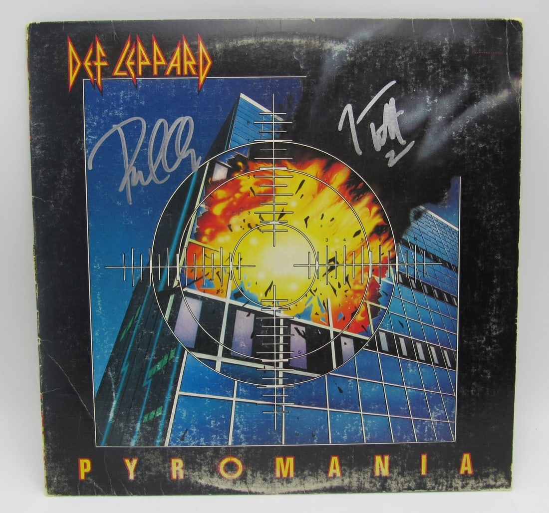 Def Leppard Joe Elliott Signed/ Autographed Album "Pyromania" JSA 208906 (1 of 7)