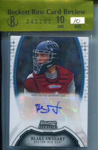 Rookie Card 2011 Beckett Sterling Autographed By Blake Swihart (1 of 1)