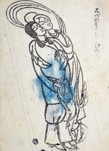 Sosaku Hanga Art Taro Urashima Print Woodblock Japanese Tsuruzo Ishii: Sosaku Hanga Art Taro Urashima Print Woodblock Japanese Tsuruzo Ishii Item Specifics: Artist: Tsuruzo Ishii Subject: Japanese Folklore / Urashima Taro Material: Paper Style: Japanese Year Of Productio