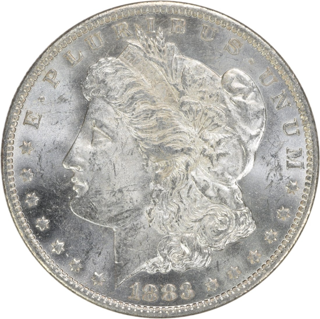 Morgan Silver Dollar Choice BU Uncertified 1883 (1 of 2)
