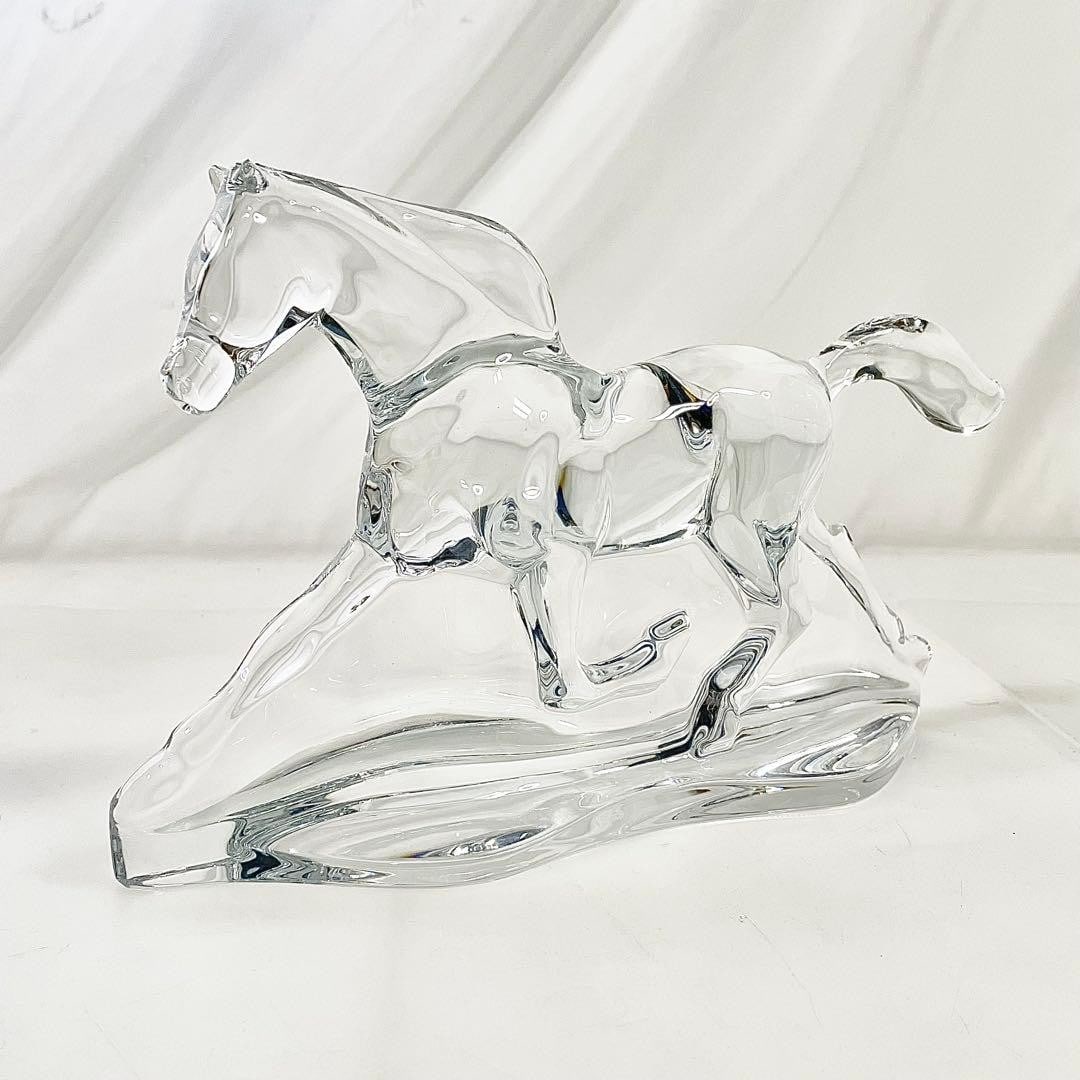 Crystal Horse Clear Baccarat France Interior Collectible: Crystal Horse Clear Baccarat France Interior Collectible Item Specifics: Artist: NA Signed By: NA Occasion: NA Size: NA Item Length: NA Item Height: NA Number In Pack: NA Style: NA Finish: NA Handmad