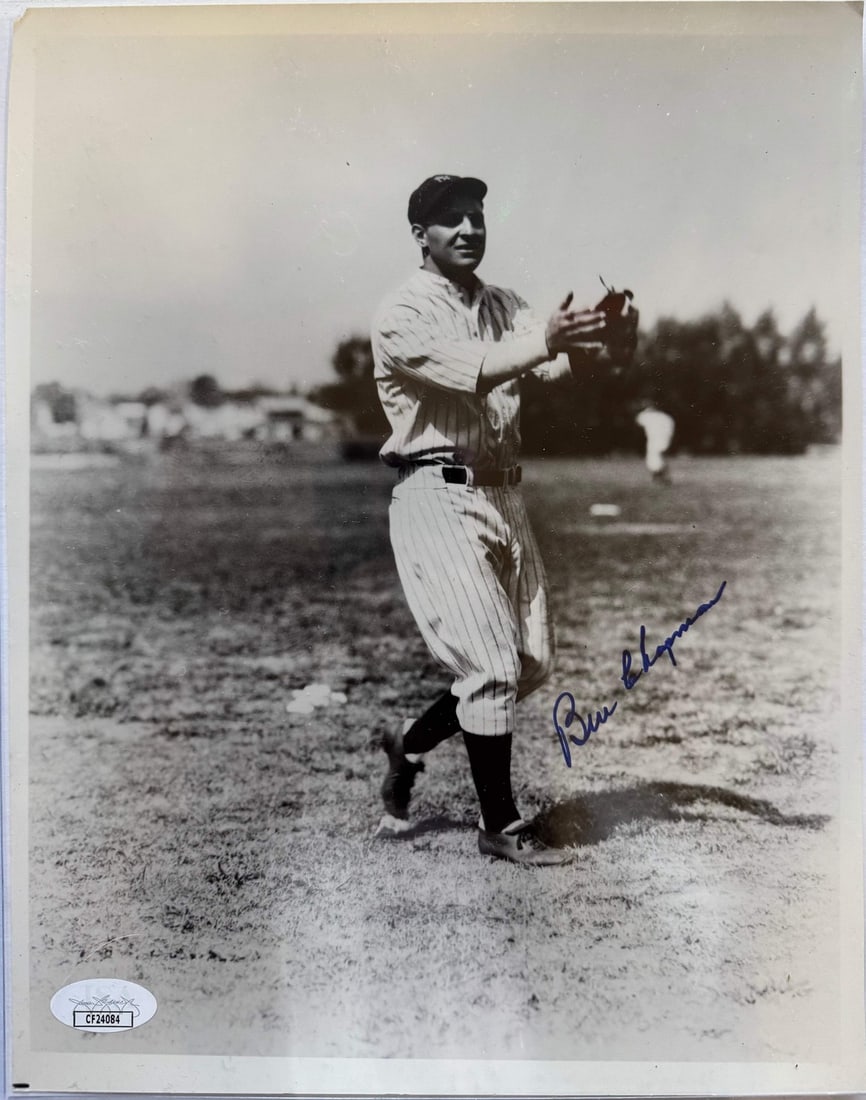 Yankees 8x10 baseball photo autographed by Ben Chapman (1 of 1)