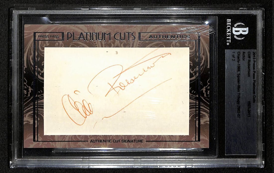 Cliff Robertson Signed/ Autographed Press Pass Platinum Cuts PSA/ DNA 1959734 (1 of 2)