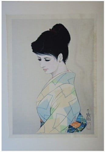 Sentaro Iwata Woodblock Print Summer Figure Natsu no Sugata Watanabe Limited: Sentaro Iwata Woodblock Print Summer Figure Natsu no Sugata Watanabe Limited Item Specifics: Artist: Iwata Sentaro Subject: Japanese print Material: Paper Style: Japanese Product Disclaimer: Please re